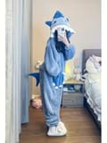 Miniatyrbilde 3 av 6: Dame Hettegenser Pyjamas Romper med Haidesign for Høst Vinter Hjemmeklær SE S Mixed colors