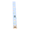 Miniatyrbillede 6 af 8: 2 stk LED-Strips Lysbjælke til RONGSHENG/ HISENSE Køleskab LE 2PCS