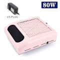 Miniatyrbild 5 av 11: Nageldammsamlare Fläkt Dammsugare Manikyr Verktygsmaskiner Med Filter Stark Power Nail Art Tool Nageldammsuga US Plug sliver