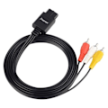 Miniatyrbilde 2 av 2: INSTEN® 1,8 m kompositt lyd- og videokabel for TV-konsoll Super Nintendo SNES / Nintendo 64 N64 / GameCube NGC