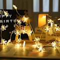 Miniatyrbillede 5 af 5: Fe-lys, 20ft 40 LED batteridrevne strenglys, 2 lys