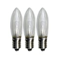 Miniatyrbild 1 av 4: Energisnåla 3-pack LED-lampor klassisk räfflad stil E10, 10-55v