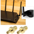 Miniatyrbilde 3 av 4: 2-pak SMA hunn til TS9 hann RF-adapter, gullbelagt koaksial