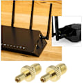 Miniatyrbilde 3 av 5: 2-pakning SMA hunn til TS9 hann RF-adapter, gullbelagt koaksial