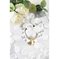Miniatyrbillede 4 af 5: 400 stk. silke rosenblade til bryllupsdekorationer, hvide blomsterblade til midterstykker reception