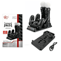 Miniatyrbild 7 av 10: Playstation 4 PS4 MOVE Laddningsdocka Laddare Laddningsställ black 200