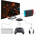 Miniatyrbilde 3 av 10: INF Mus/tangentbord Adapter Kompatibel med Nintendo Switch, PS4, Xbox One/360, PS3