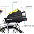 Miniatyrbilde 4 av 5: 12L Stor Bakre Seteveske med Regnbeskyttelse for MTB