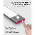 Miniatyrbilde 3 av 5: USB-oppladbart LED-lyslist for kjøkken 3600mah 40cm Dimbar Bevegelsessensor Skap LED-lys med Oppladbart Batteri Trådløs Drift PIR