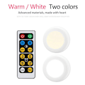Miniatyrbillede 4 af 5: Trådløse Dimmerbare Underskabslys Touch Sensor LED Natlamper Power Fjernbetjening Lamper til Køkken Trappe Soveværelse 6 lamper 1 fjernbetjening warm white 6 lamp 1 controller