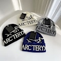 Miniatyrbild 3 av 4: Arcteryx Utomhus Höst Och Vinter Varm Ski Öronskydd Vild Mode Stickad Mössa black