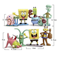 Pikkukuva 2 / 2: Akvaariokoristeet Akvaariot Spongebob Squarepants 8kpl