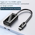 Pikkukuva 4 / 5: USB C - HDMI-kaapeli 4K Type C HDMI-muunnin PC:lle Kannettava TV