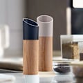 Miniatyrbilde 5 av 5: Elektrisk salt- og pepperkvernsett i tre - USB-ladbart