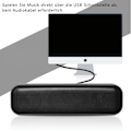Miniatyrbilde 2 av 4: Høyttalere, USB bærbare datamaskin høyttalere Mini Soundbar med