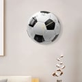 Miniatyrbild 2 av 2: Fotboll Akryl Tyst Väggklocka Sovrum Vardagsrum Födelsedag Julklappar till barn
