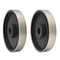 Miniatyrbillede 1 af 5: 2 stk diamant slibeskiver til smykker 6 tommer 600 1000 grit, 1 tomme arbor hul, diamantslibning-XF7-