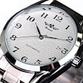 Miniatyrbillede 1 af 5: 2023 Ny Hot Herr Automatisk Mekanisk Watch Rostfritt Stål Dag Och Datum Affärsklocka