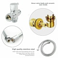 Miniatyrbillede 10 af 10: Bruseshower Toiletbidet Sprøjte Håndholdt Hane SET 1