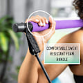 Pikkukuva 2 / 5: Pilates Bar Set Resistance Bands Justerbara Bands Träning Lila Purple