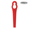 Miniatyrbilde 4 av 8: 100 stk/sett Plastblad Kutter Gras Trimmerblad RØD red