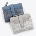 Miniatyrbillede 8 af 10: Lille Bifold Kortholder GRÅ Grey