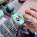 Miniatyrbillede 2 af 4: Blinkende Ur til Piger med Frozen-Motiv, Kvartsur med LED-Lys #3