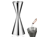 Miniatyrbillede 1 af 6: Vinmåler Dobbelt cocktailjigger med mål indeni, rustfrit stål 30/45ml