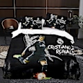 Pikkukuva 1 / 2: Pelaaja K6# 3D Kolmiosainen Setti Koko Jalkapallo Serie C Ronaldo Peittopäällinen Hemtex