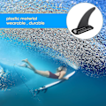 Miniatyrbild 3 av 5: 8 tum avtagbar Universal Surfboard Sup fena med fenbas, löstagbar Center Fin Stand Up Paddle Board
