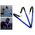 Miniatyrbillede 3 af 5: 1/2/3/5 justerbar LED-hestebrystkrave meget synlig Blue-FA3- Blue 1 Pc