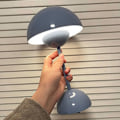 Miniatyrbillede 3 af 5: Bordslampe, Eye Caring Led Flowerpot Bordslampe Bærbar til skolen, Grå