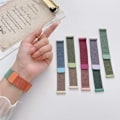 Miniatyrbilde 7 av 7: 20mm/22mm Milanese armbånd for Amazfit GTS/4/2/2e/3/GTS2 Mini/GTR 47mm/GTR 4/3/ Pro Metallklokkearmbånd Amazfit bip /U/S/lite rem Grønn Orange 20mm Green Orange