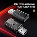 Pikkukuva 2 / 5: 2kpl Bluetooth 5.0 lähetin vastaanotin 4in1 langaton ääni 3,5 mm USB aux-sovitin