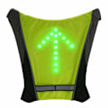 Miniatyrbilde 1 av 3: LED Sykkelryggvest, Refleks Sikkerhetslys for Sykkel