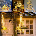 Miniatyrbild 5 av 5: 6-pack LED-ljusslingor - 2m 20 LED-lampor batteridrivna vattentäta koppartrådslampor för bröllop