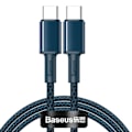 Miniatyrbild 9 av 9: Baseus 100W USB Type C till USB C PD-kabel Snabbladdning USB C svart black