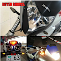 Miniatyrbilde 5 av 5: 4 stk/sett Universal Motorsykkel LED Blinklys Lang Kort Bl
