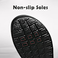 Miniatyrbillede 3 af 6: Unisex Træsko Casual Tøfler Hurtigtørrende Sandaler Sort Black 42
