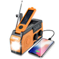 Miniatyrbillede 2 af 3: Vevradio med solcelle og Powerbank Extreme 5000 mAh - Perfekt orange