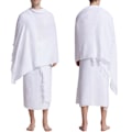 Miniatyrbillede 5 af 5: Ihram Ehram Ahram Hajj og Umrah til mænd - 2 håndklæder uden frynser