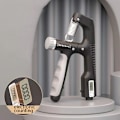 Miniatyrbild 1 av 8: 10-100 kg A-typ justerbart handgrepp Power Tungt grepp Svart Black OneSize