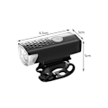 Miniatyrbilde 8 av 8: 2-PAK USB Ladbar Sykkellys Foran & Bak black