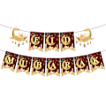 Miniatyrbillede 9 af 10: EID MUBARAK Ramadan fest dekoration banner balloner set 2(include 18 balloons)