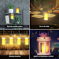 Miniatyrbilde 4 av 4: LED-flammelampe, LED-flammelys med fjernkontroller