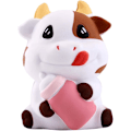 Miniatyrbillede 1 af 5: Squishies Køer Kawaii Squishy Langsomt Stigende Klem Legetøj Stressaflastning Sukker Duftende Squishies Legetøj Prime Gavekollektion