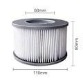 Miniatyrbilde 2 av 5: Set med 2 MSpa poolfilter