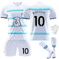 Miniatyrbilde 2 av 6: Chelsea F.C. bortedrakt 22-23 Kante fotballdrakt for barn Joao Felix 11 Med sokker+beskyttelse Joao Felix 11 With socks+protect #20