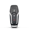 Miniatyrbild 1 av 4: Intelligent nyckelskal för fjärrkontroll, för Ford Mustang Edge Explorer Fusion Mondeo Kuga 2013 - 2017, 3/4/5 okonfigurerade knappar Model 6