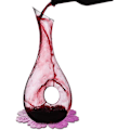 Miniatyrbillede 1 af 5: Vinkaraffel i glas, 1,2 l